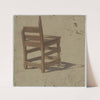 Wooden chair by Jakob Becker