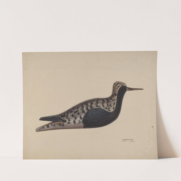 Wooden Decoy (c. 1937) by Chris Makrenos