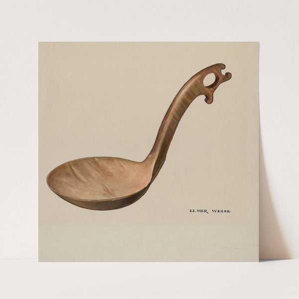 Wooden Dipper by Elmer Weise