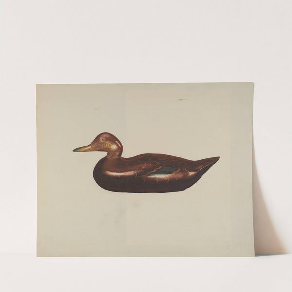 Wooden Duck by American 20th Century