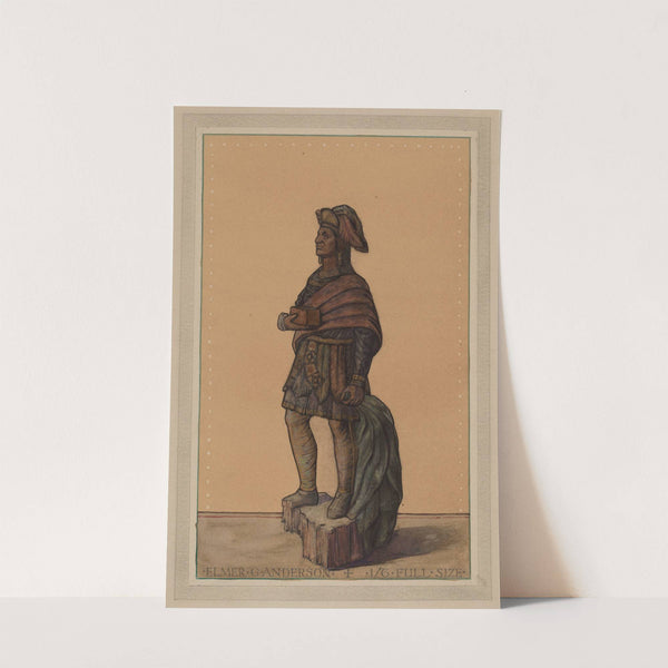 Wooden Indian by Elmer G. Anderson