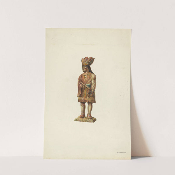 Wooden Indian by Gerald Transpota