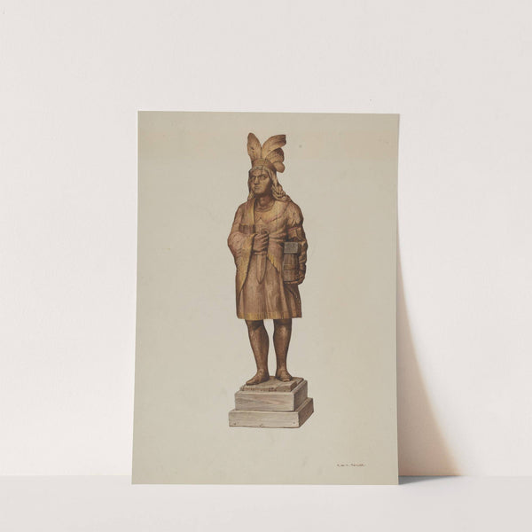 Wooden Indian (c. 1940) by Robert W.R. Taylor