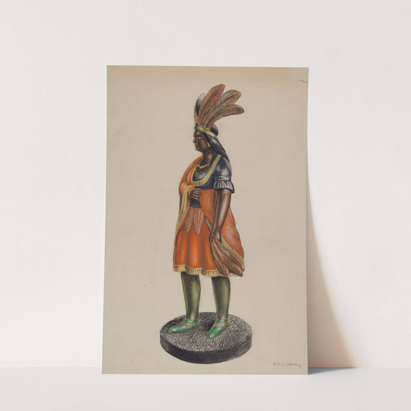 Wooden Indian by William Kerby