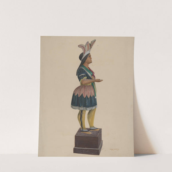 Wooden Indian by Chris Makrenos