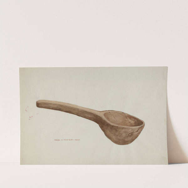 Wooden Ladle by Majel G. Claflin