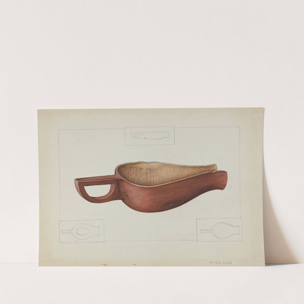 Wooden Meal Scoop by Gene Luedke