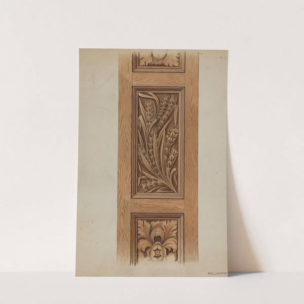 Wooden Panel by Wellington Blewett