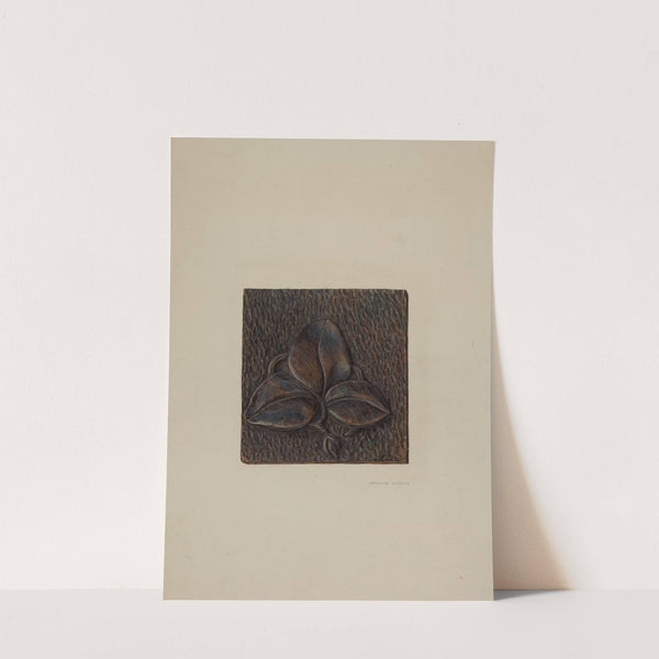 Wooden Plaque by Stanley Mazur