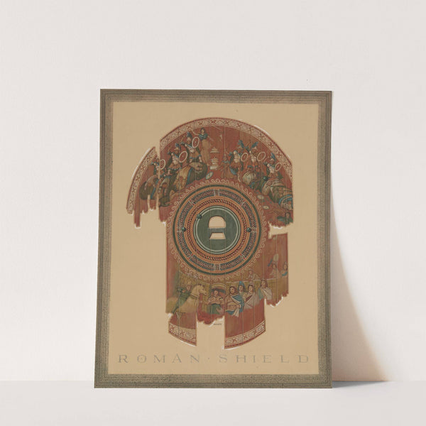 Wooden Shield with Scenes from the Trojan War by Herbert J. Gute