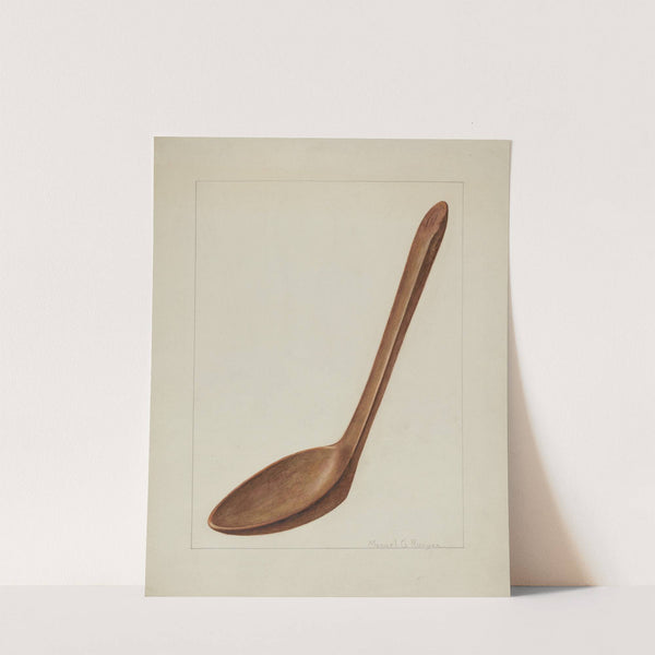 Wooden Spatula by Manuel G. Runyan