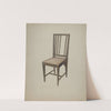 Wooden Straight Chair (c. 1938) by Wilbur M Rice