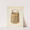 Wooden Sugar Bucket by Annie B. Johnston