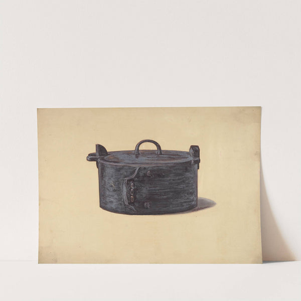 Wooden Work Box by Max Soltmann