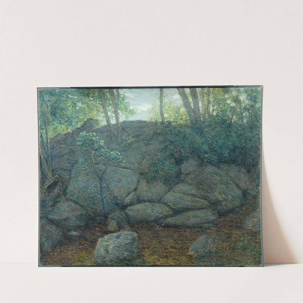 Woodland Rocks by Julian Alden Weir