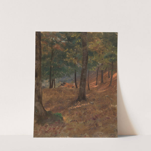Woodland Scene (1870–80) by Frederic Edwin Church