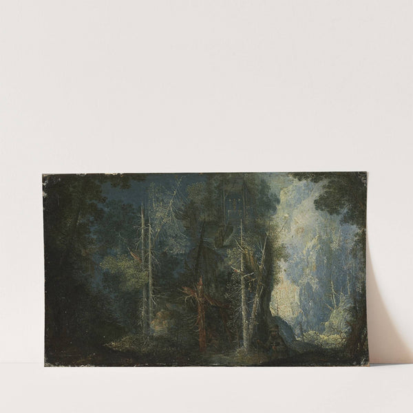 Woodland Scenery with Hermitage (1614) by Pieter Stevens