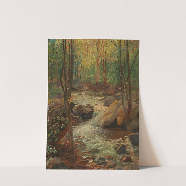 Woodland Stream by Alexander Demetrius Goltz