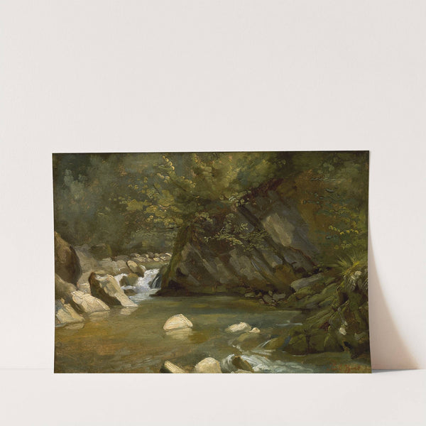 Woodland Stream by Paul Huet