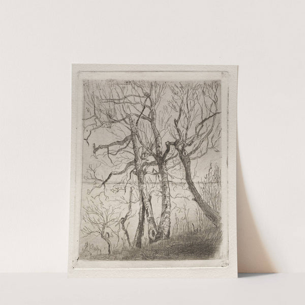 Woods by the Lake by Otto Henry Bacher