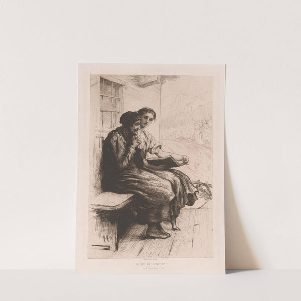 Words of Comfort by Sir Hubert von Herkomer