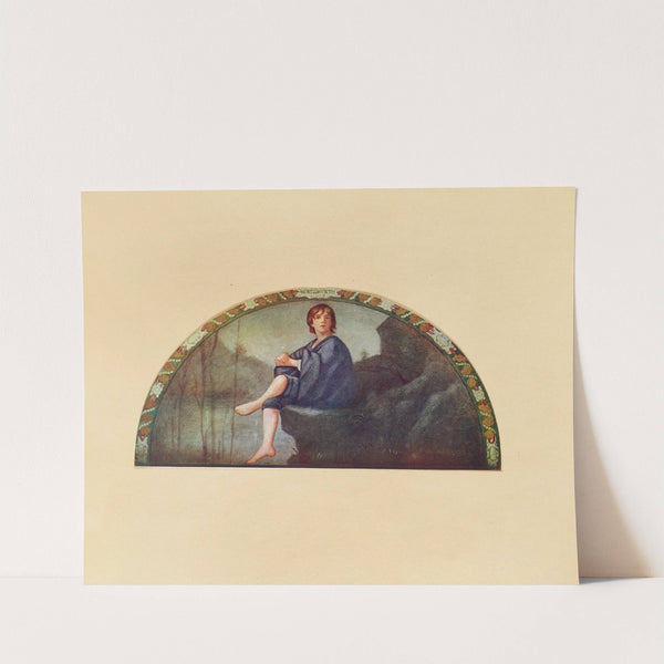 Wordsworth’s Boy of Winander (After Henry Oliver Walker) (1902) by A.V. Nye