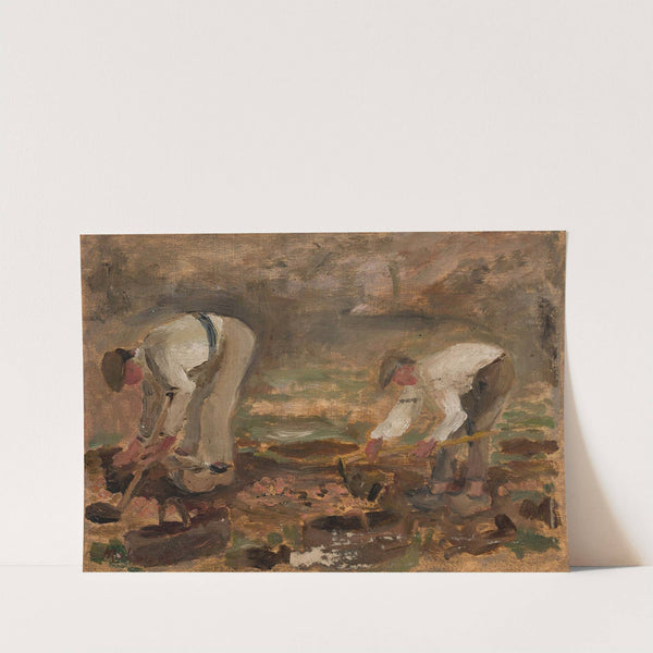 Work in a field by Tadeusz Makowski