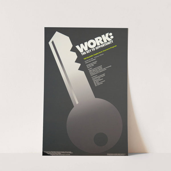 Work; the key to opportunity by National Institutes of Health