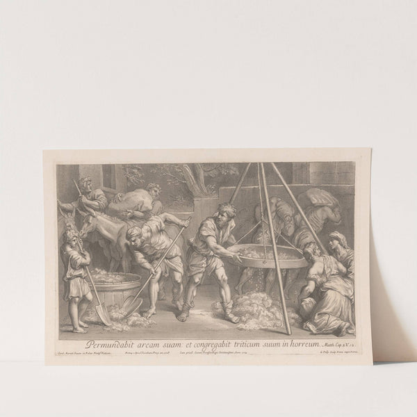 Workers processing grain (1703) by Francois de Poilly