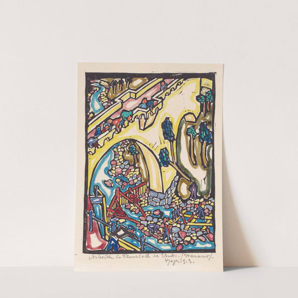 Working in the Adige riverbed by Reijer Stolk