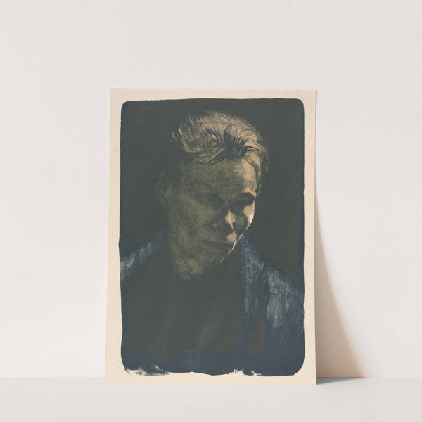 Working Woman with Blue Shawl by Käthe Kollwitz
