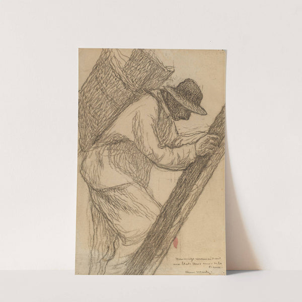 Workman on a Ladder by Henri Martin