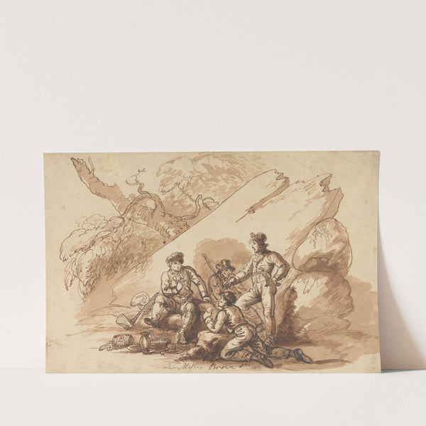 Workmen at Refreshment by Mather Brown