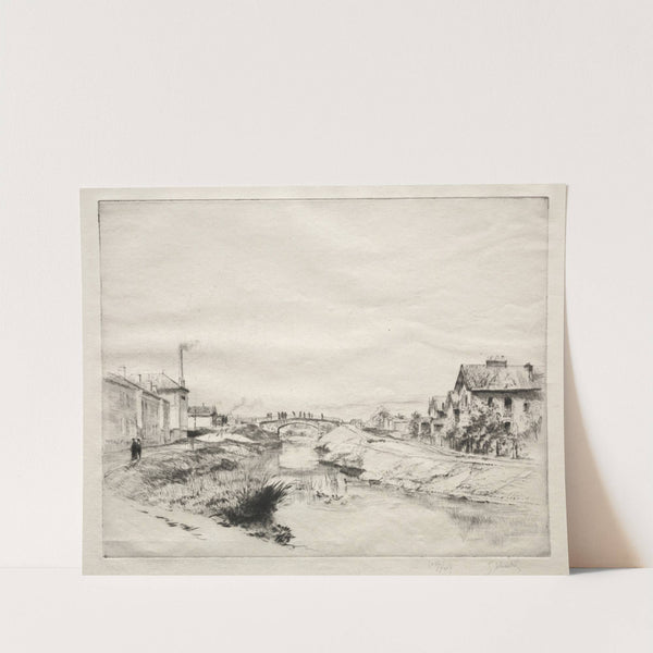 Workmen's House at Troyes, France by Gustave Leheutre