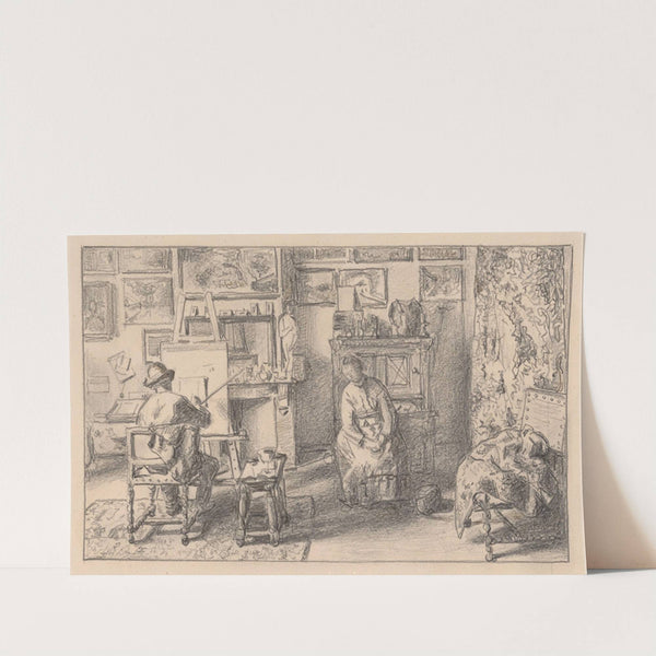 Workshop of the Painter by Henri de Braekeleer