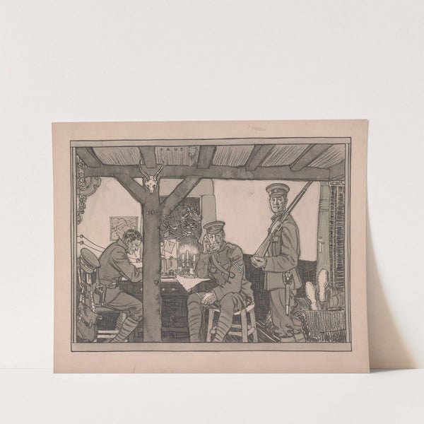 World War I soldiers by Herbert Paus