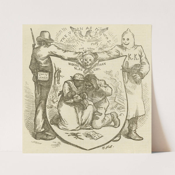 Worse than slavery (1874) by Thomas Nast