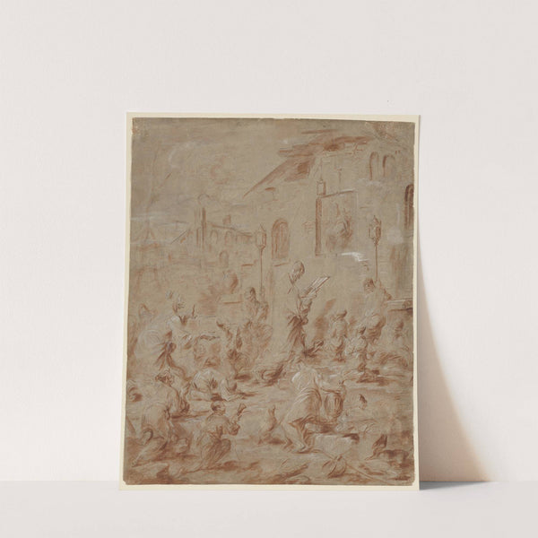 Worshippers at a Street Shrine (1730) by Alessandro Magnasco