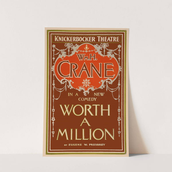 Worth a million (c1898) by Strobridge & Co. Lith.