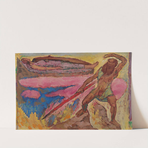 Wotan and Brünhilde by Koloman Moser