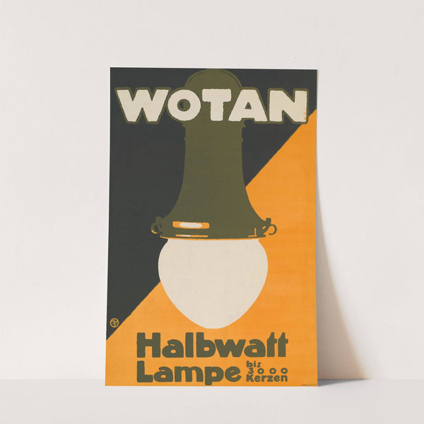 Wotan Halbwatt Lampe (1913) by Leonhard Friedrich Fries