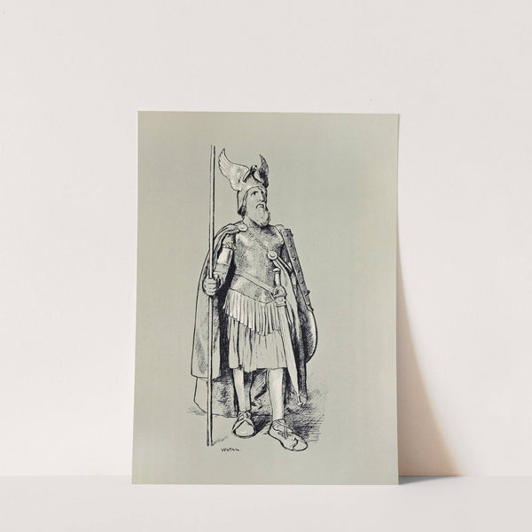 Wotan in der Walkure (1897) by Hans Thoma