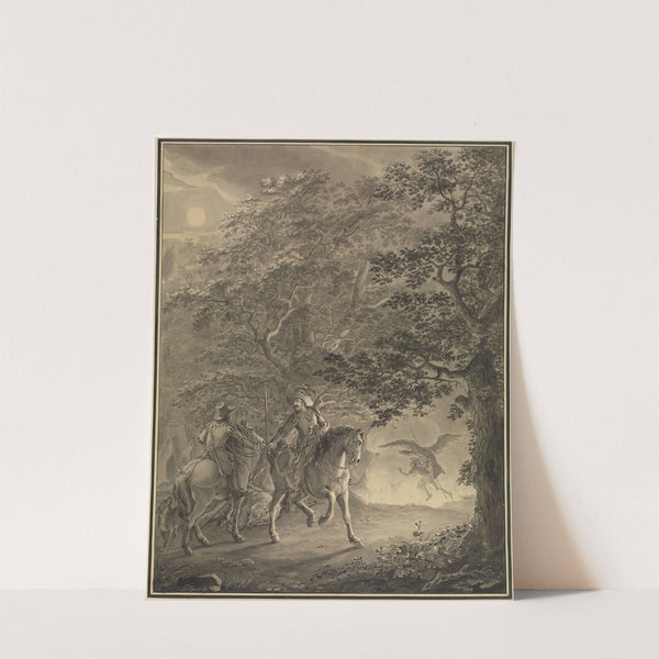 Wotans Adler holt den Schuldigen (Illustration zu Ritter Horst II) by Johann Georg Pforr