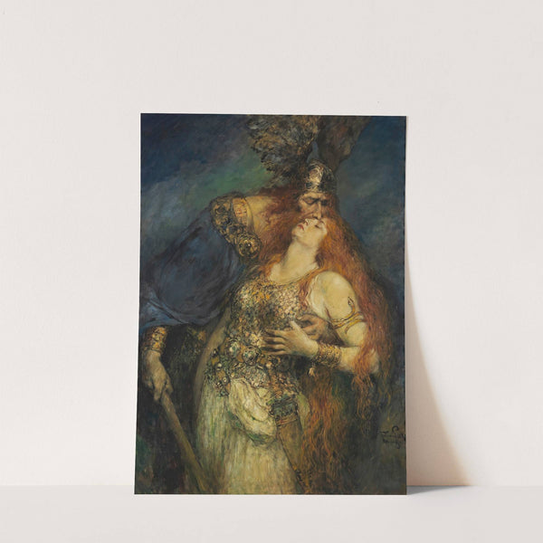 Wotan’s farewell (1910) by Ferdinand Leeke