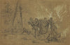 Wounded escaping from the burning woods of the Wilderness