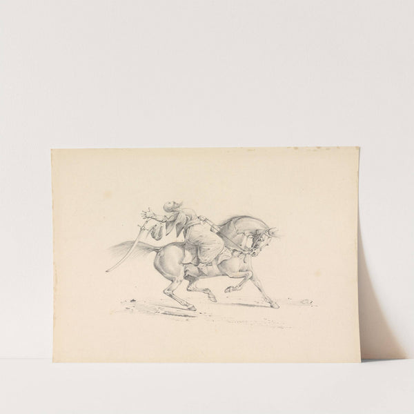 Wounded Turkish Cavalryman in Danger of Failling From His Horse… by Henry Thomas Alken