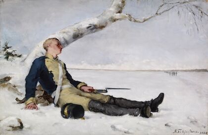 Wounded Warrior In The Snow