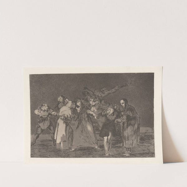 Wounds Heal Quicker than Hasty Words (Sanas Cuchilladas Mas No Malas Palabras) (ca. 1813-1820) by Francisco de Goya