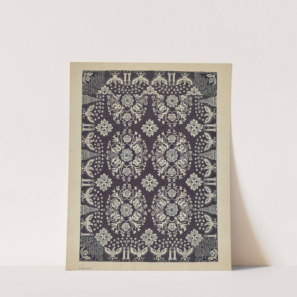 Woven Bedspread by Elizabeth Valentine
