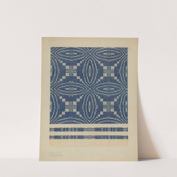 Woven Coverlet by Elizabeth Valentine